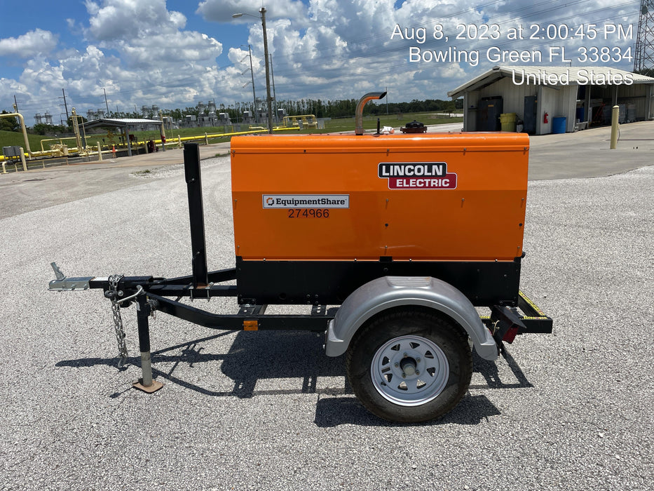 2022 Lincoln Electric LE400 Kubota V1505, Trlr, Cable Rack, Light Kit, ES Decals, T3