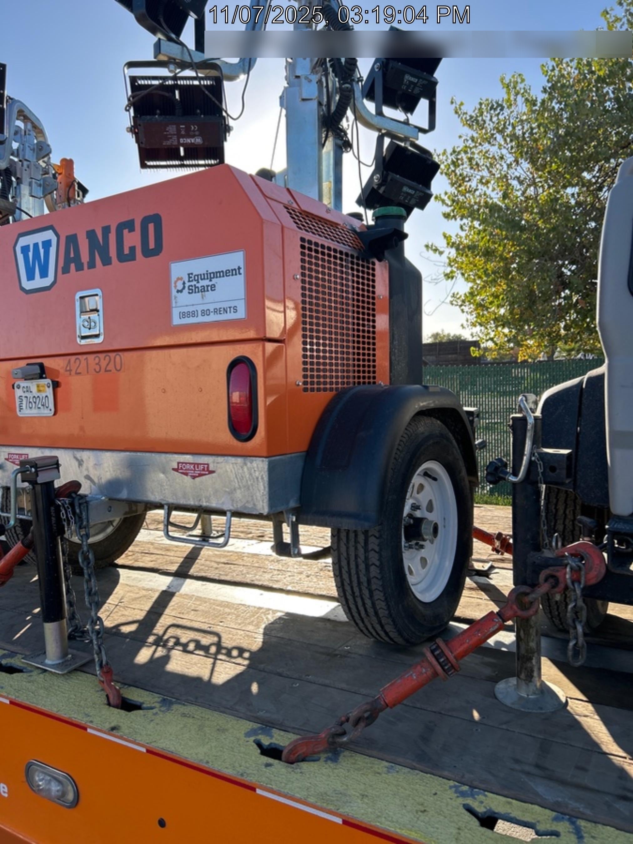 2024 Wanco WLTT-4MM4K Diesel, Deep Sea Controller, Shore Power Plug, Auto Start, (4) 350W LED Floodlights, 4kW Generator, 60 Gal Fuel Tank, 2" Ball, T3