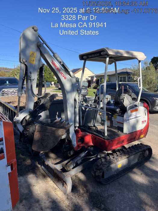 2023 TAKEUCHI TB216R