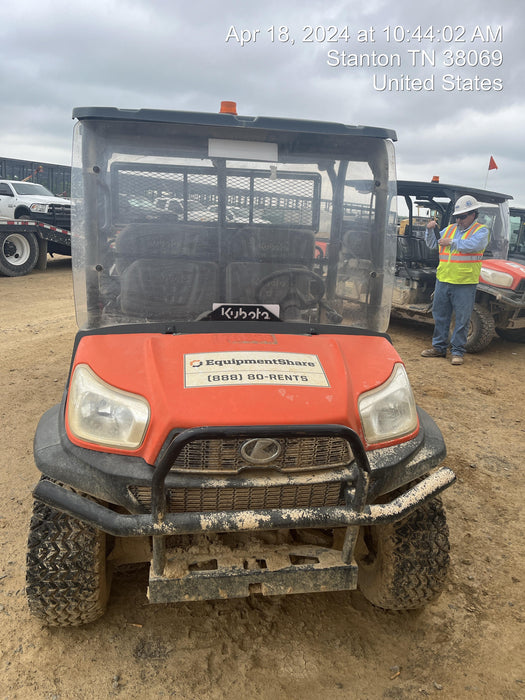 2021 Kubota RTV-X1140W-H Plastic Canopy, Windshield Acrylic Clear, LED Strobe Light, Wire Harness Kit, Back up Alarm