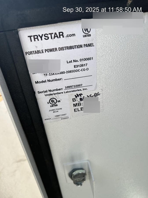 2021 TRYSTAR 15KVA