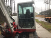 2019 Takeuchi TB290 Cab, AC, Rubber Tracks, Dozer Blade, Travel Alarm, Control Pattern Change Valve, Auxiliary Hydraulics w/18" Quick Coupler Bucket with teeth, 6.2 cu. ft. capacity/24" Quick Coupler Bucket with teeth, 8.6 cu. ft. capacity/36" Quick Coupler Bucket with teeth, 13.4 cu. ft. capacity, Quick Coupler, Hydraulic Thumb Installed