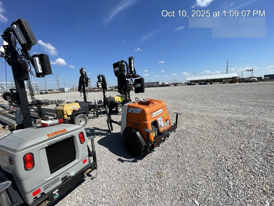 2024 Generac MLT2 Diesel, Flex Switch 120V Input, Powerzone Controller, 
(4) 320W LED Lights, 4kW Generator, 39.9 Gal Fuel Tank, 2" Ball, T3