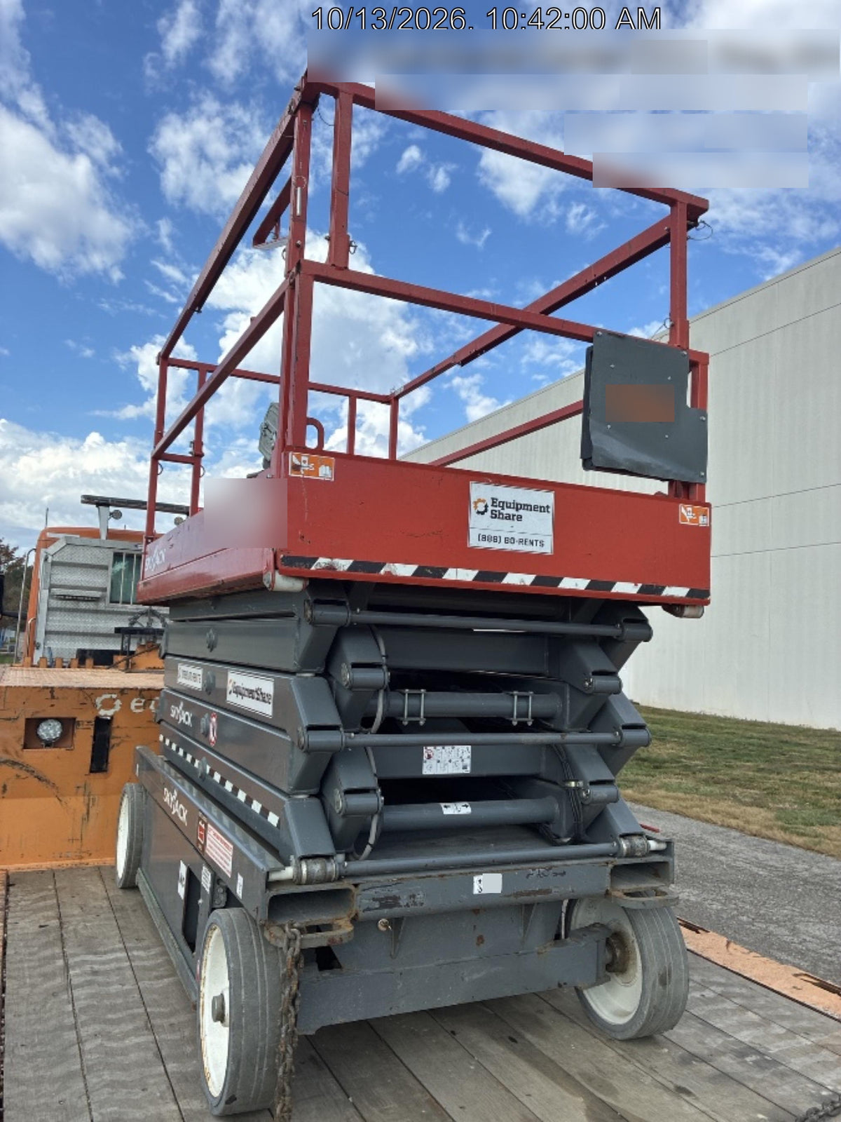 2018 Skyjack SJIII-4632 Standard Rental Specs
