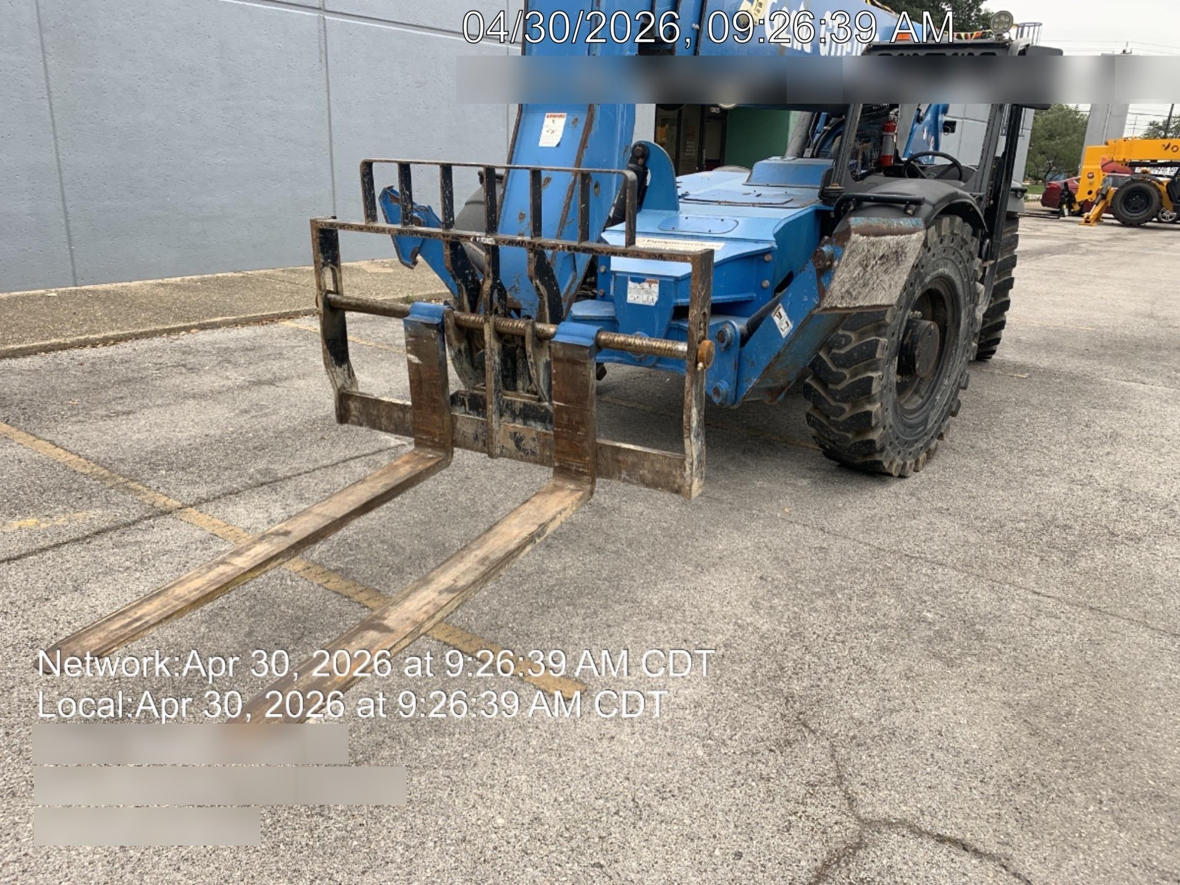 2018 Genie GTH-1056 Genie GTH-1056 w/ROPS, Work Lights, Solid Tires, RH Cab Mesh, Beacon, 60" Carriage and Forks