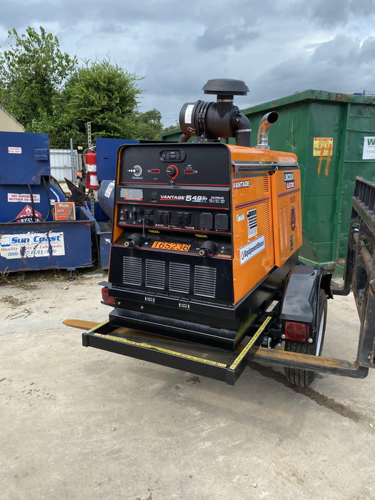 2021 Lincoln Electric Vantage 549X Ready Pak 3, ORANGE (includes trailer, cable rack, fender light kit)