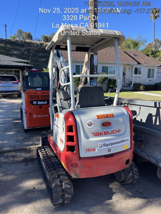 2023 TAKEUCHI TB216R