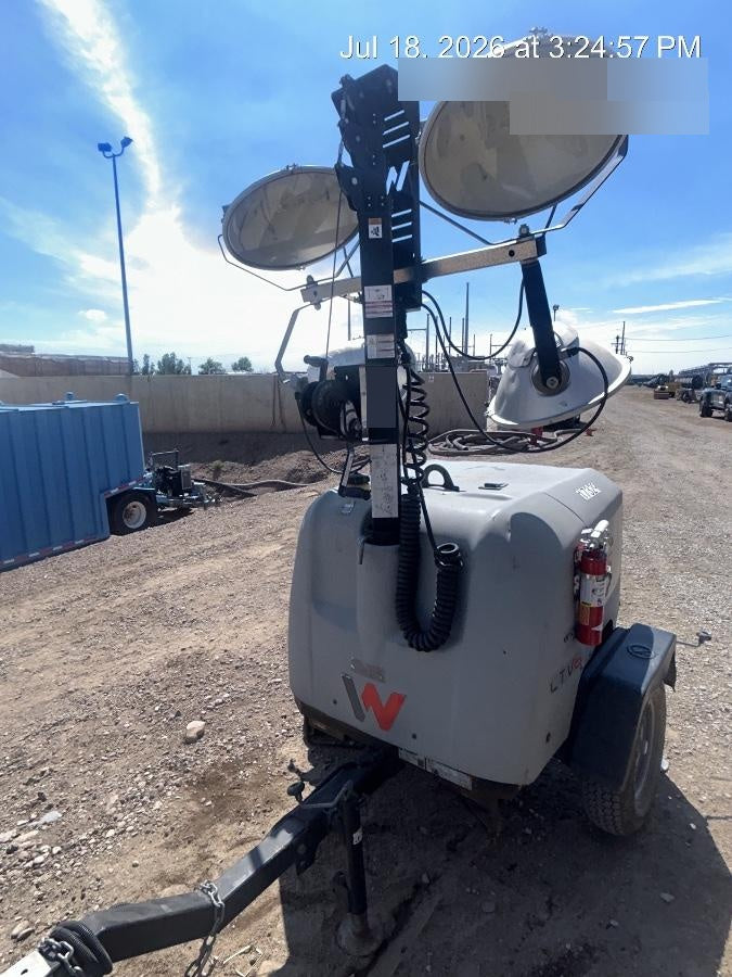 Wacker Neuson LTV6K-MH Wacker Neuson LTV6K Mobile Light Tower w/Fuel Level Sensor Installed