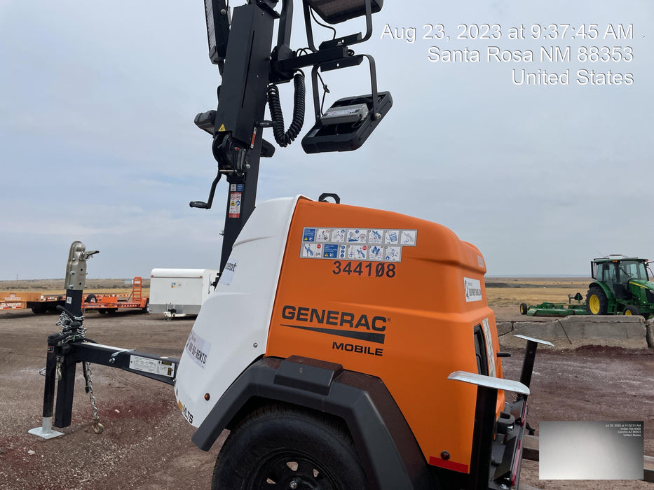 2023 Generac MLT2 Diesel, Flex Switch 120V Input, Powerzone Controller, (4) 320W LED Lights, 4kW Generator, 39.9 Gal Fuel Tank, 2" Ball, T3