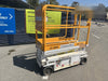 Custom Equipment HB-1430 <ul>
 <li>Hy-Brid Scissor Lift</li>
  <li>Platform capacity up to 670 lbs.</li>
  <li>Working height up to 20 ft</li>
  <li>Weighs under 1,700 lbs.</li>
  <li>Non-marking wheels </li>
</ul>