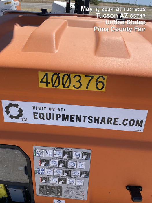 2024 Generac MLT2 Diesel, Flex Switch 120V Input, Powerzone Controller, 
(4) 320W LED Lights, 4kW Generator, 39.9 Gal Fuel Tank, 2" Ball, T3