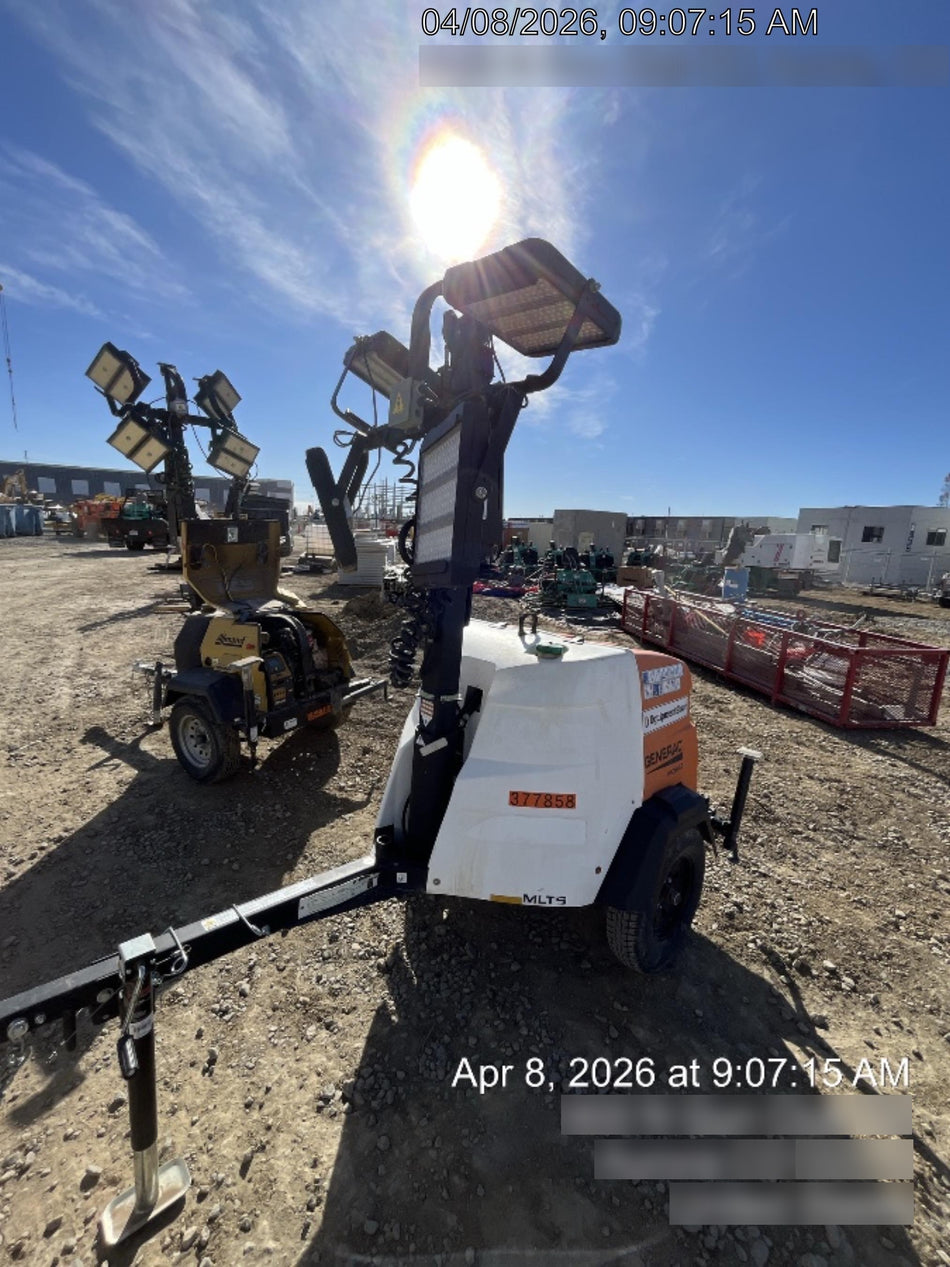 2023 Generac MLT2 Diesel, Flex Switch 120V Input, Powerzone Controller, 
(4) 320W LED Lights, 4kW Generator, 39.9 Gal Fuel Tank, 2" Ball, T3