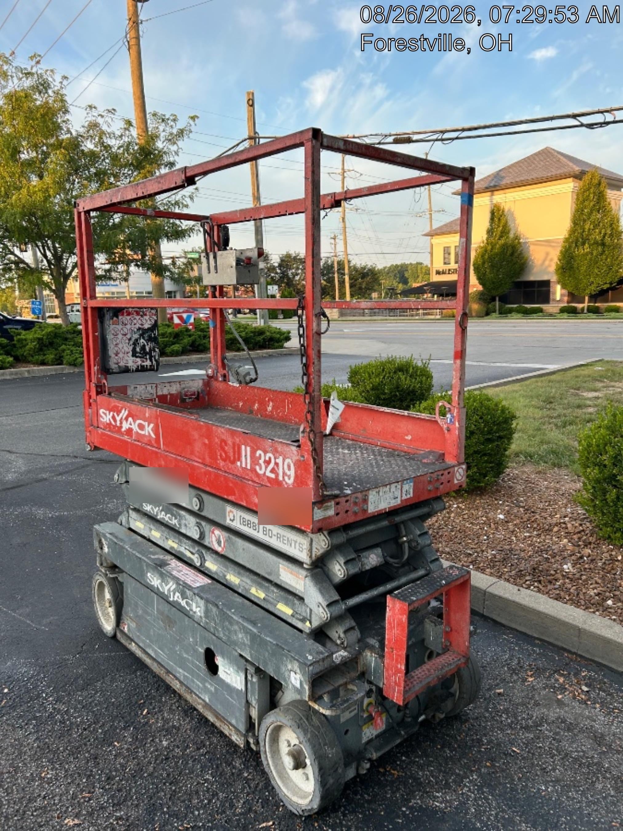 2016 Skyjack SJIII-3219 Standard Rental Specs