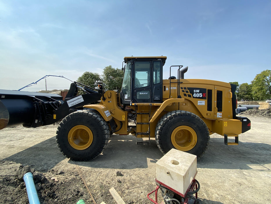2019 Sany SW405K Tier 4, Cab, 3rd Function Hydraulics Smooth Pin On Bucket