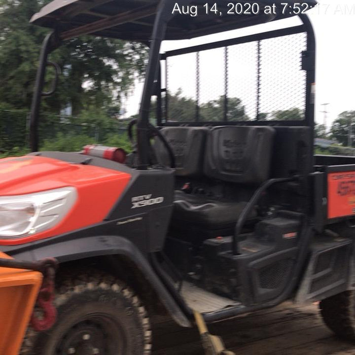 2019 Kubota RTV-X900 4wd Utility Cart, LED Strobe, Windshield Tempered Glass, Plastic Canopy, Backup Alarm