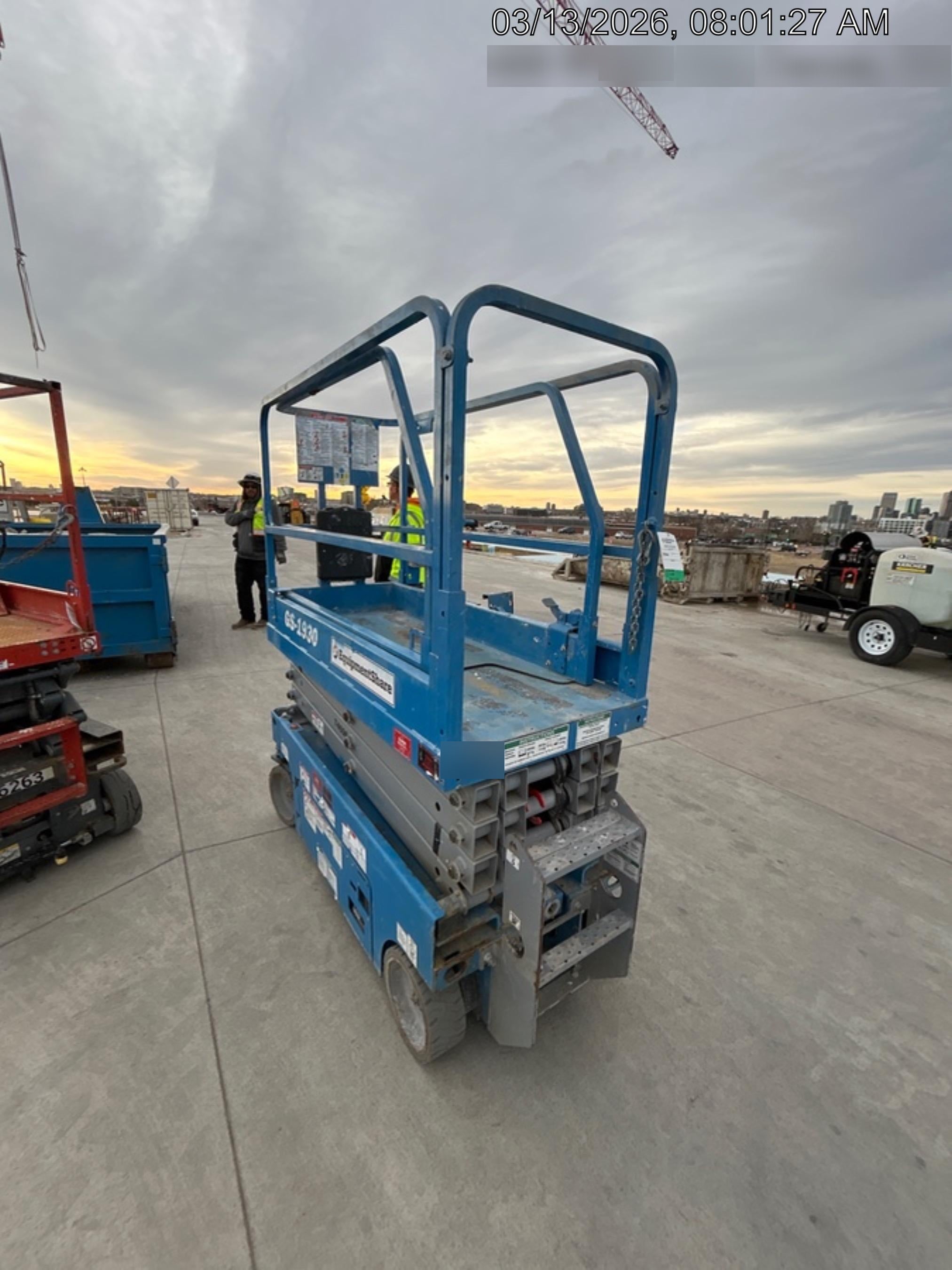 2020 Genie GS-1930 Fixed rails with chain entry gate - Pre A92.20