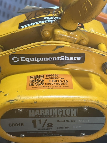 2025 HARRINGTON CB015-20