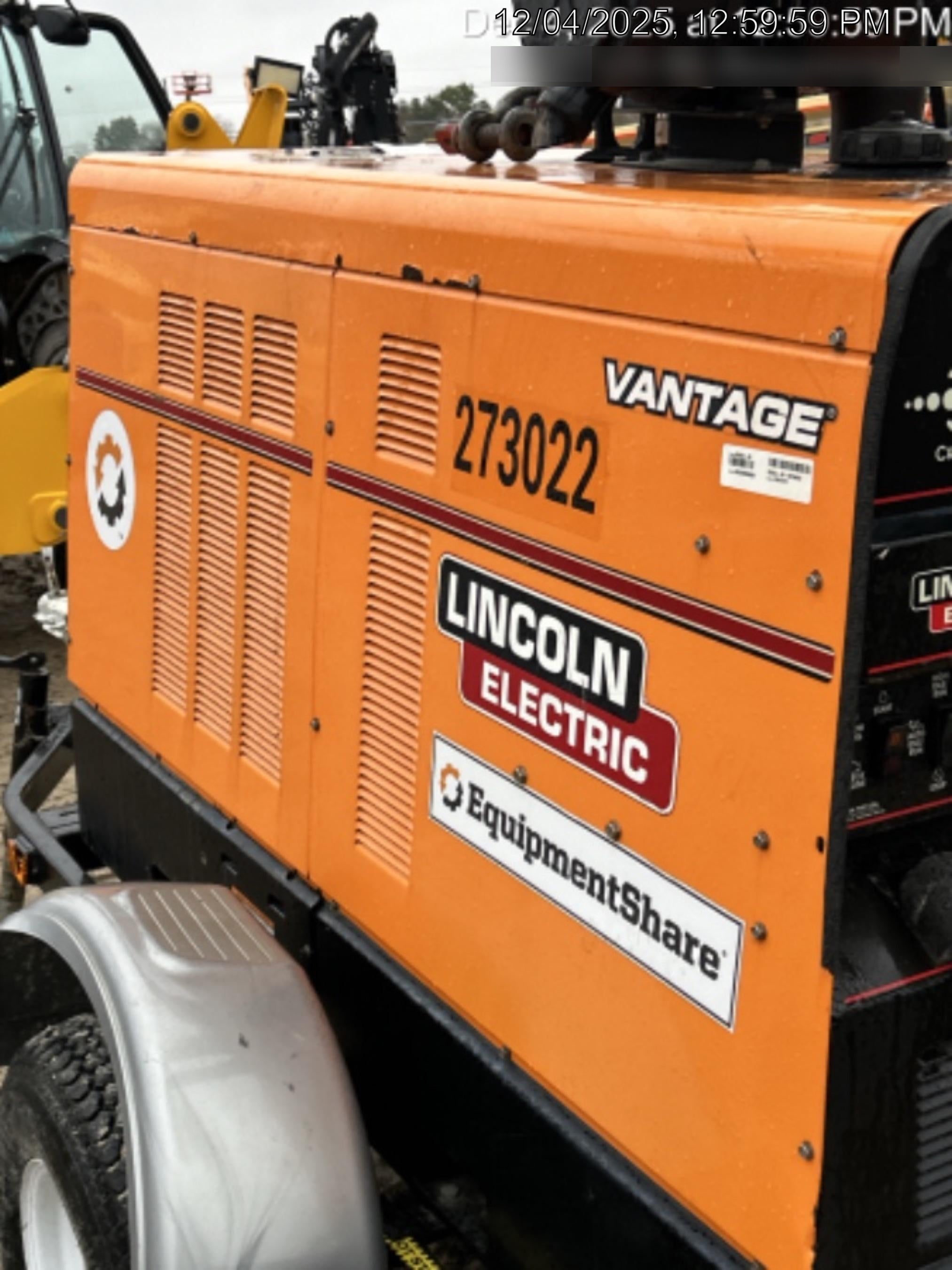 2022 Lincoln Electric Vantage 549X Crosslink Technology, Trailer Mounted, ES Decals, T3