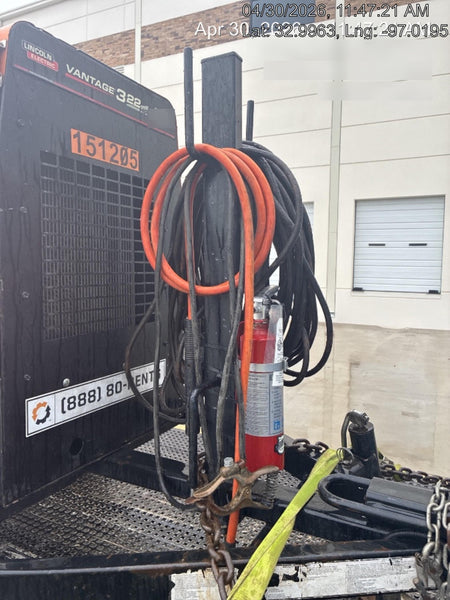 2021 Lincoln Electric Vantage 322 Vantage 322 Ready Pak 3 w/ Telematics & Decals, ORANGE (includes trailer, cable rack, fender light kit)