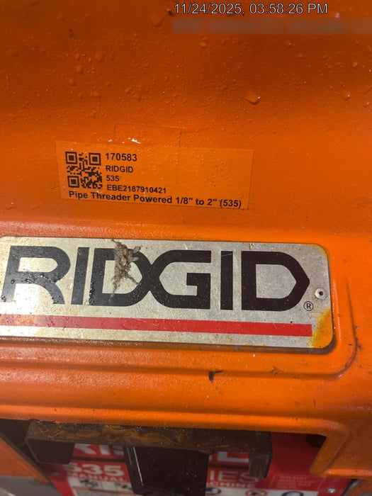 2021 RIDGID 535