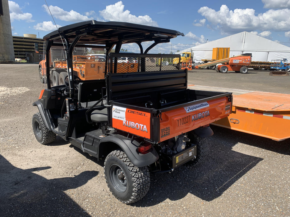 Kubota RTV-X1140W-H Canopy, 4-Seater, Diesel, Windshield Acrylic Clear, Strobe Light, Backup Alarm