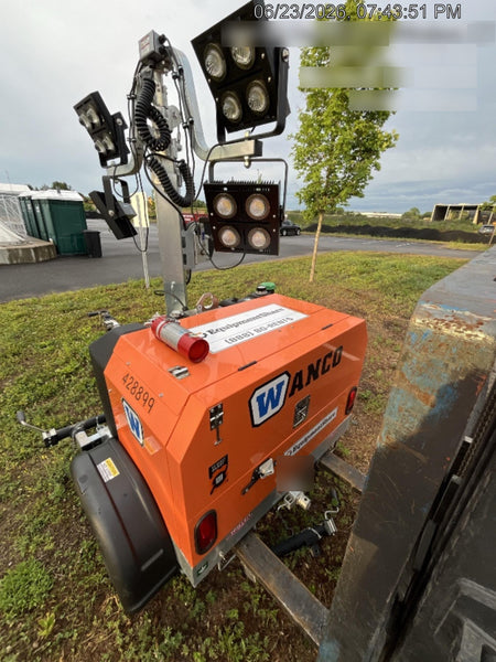 2024 Wanco WLTT-4MM4K Diesel, Deep Sea Controller, Shore Power Plug, Auto Start, (4) 350W LED Floodlights, 4kW Generator, 60 Gal Fuel Tank, 2" Ball, T3