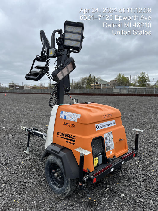 2023 Generac MLT2 Diesel, Flex Switch 120V Input, Powerzone Controller, (4) 320W LED Lights, 4kW Generator, 39.9 Gal Fuel Tank, 2" Ball, T3