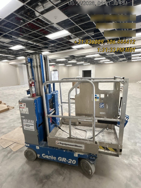 2020 Genie GS-1930 Solid Non Marking Tires, Beacon, Folding rails with half height swing gate