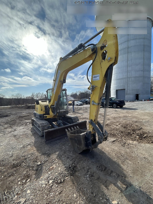 Wacker Neuson ET90 Enclosed Cab, Hybrid Tracks, Long Dipperstick, Bucket