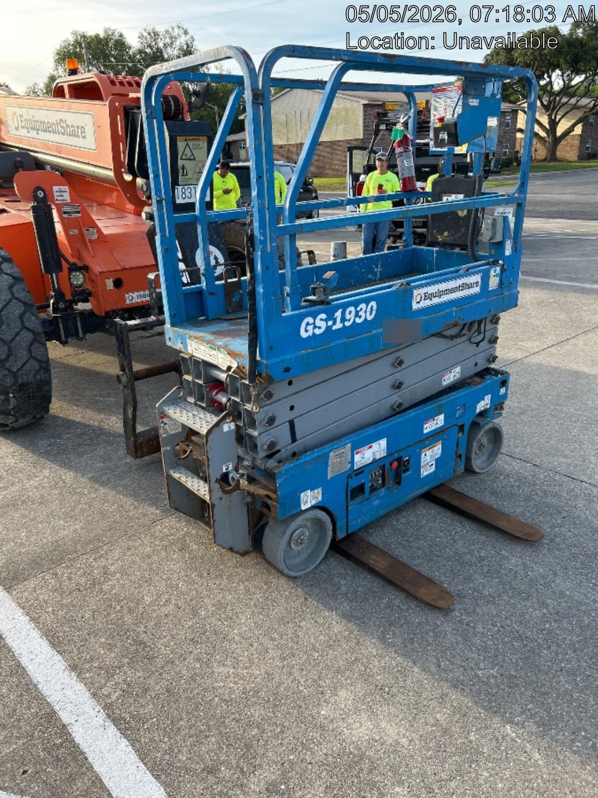 2019 Genie GS-1930 Fixed Rails with Chain Entry