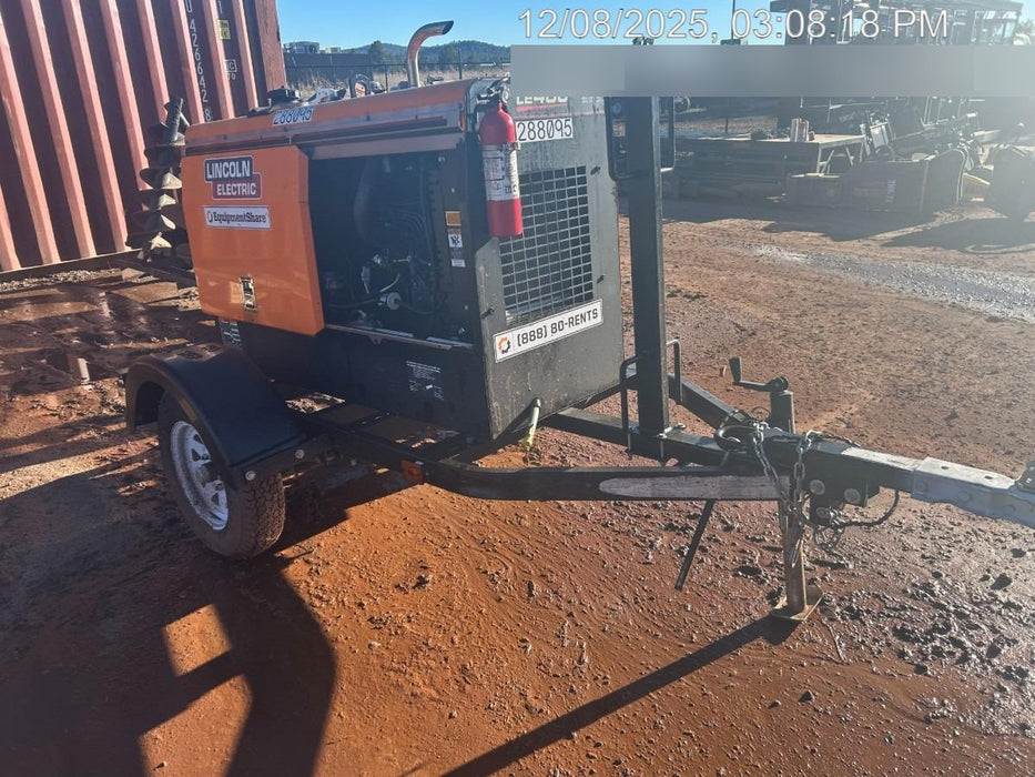 2023 Lincoln Electric LE400 Kubota V1505, Trlr, Cable Rack, Light Kit, ES Decals, T3