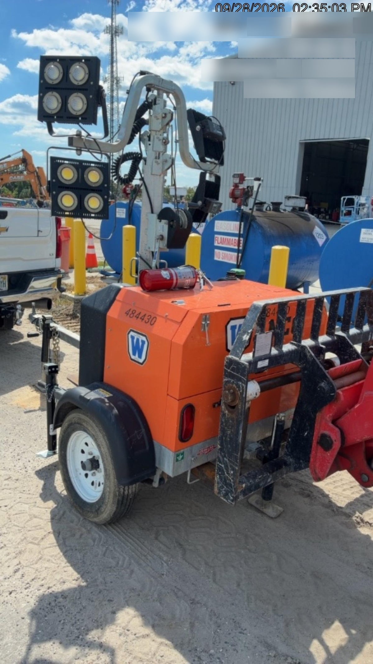 2024 Wanco WLTT-4MM4K Diesel, Mitsubishi L2E, 9.0HP @1800 rpm, Deep Sea Controller, Shore Power Plug, Auto Start, (4) 350W LED Floodlights, 4kW Generator, 60 Gal Fuel Tank, 2" Ball, T3