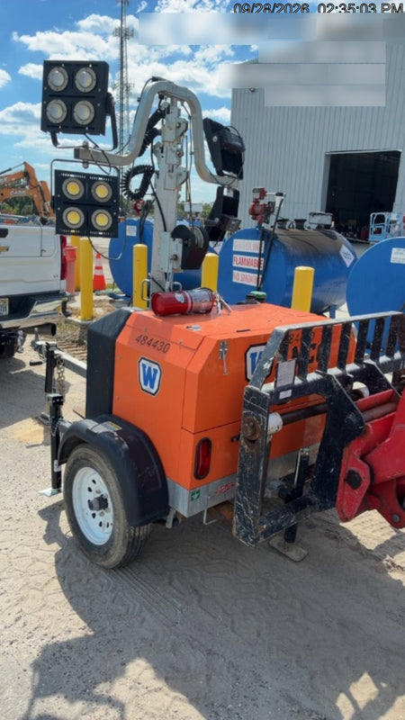 2024 Wanco WLTT-4MM4K Diesel, Mitsubishi L2E, 9.0HP @1800 rpm, Deep Sea Controller, Shore Power Plug, Auto Start, (4) 350W LED Floodlights, 4kW Generator, 60 Gal Fuel Tank, 2" Ball, T3