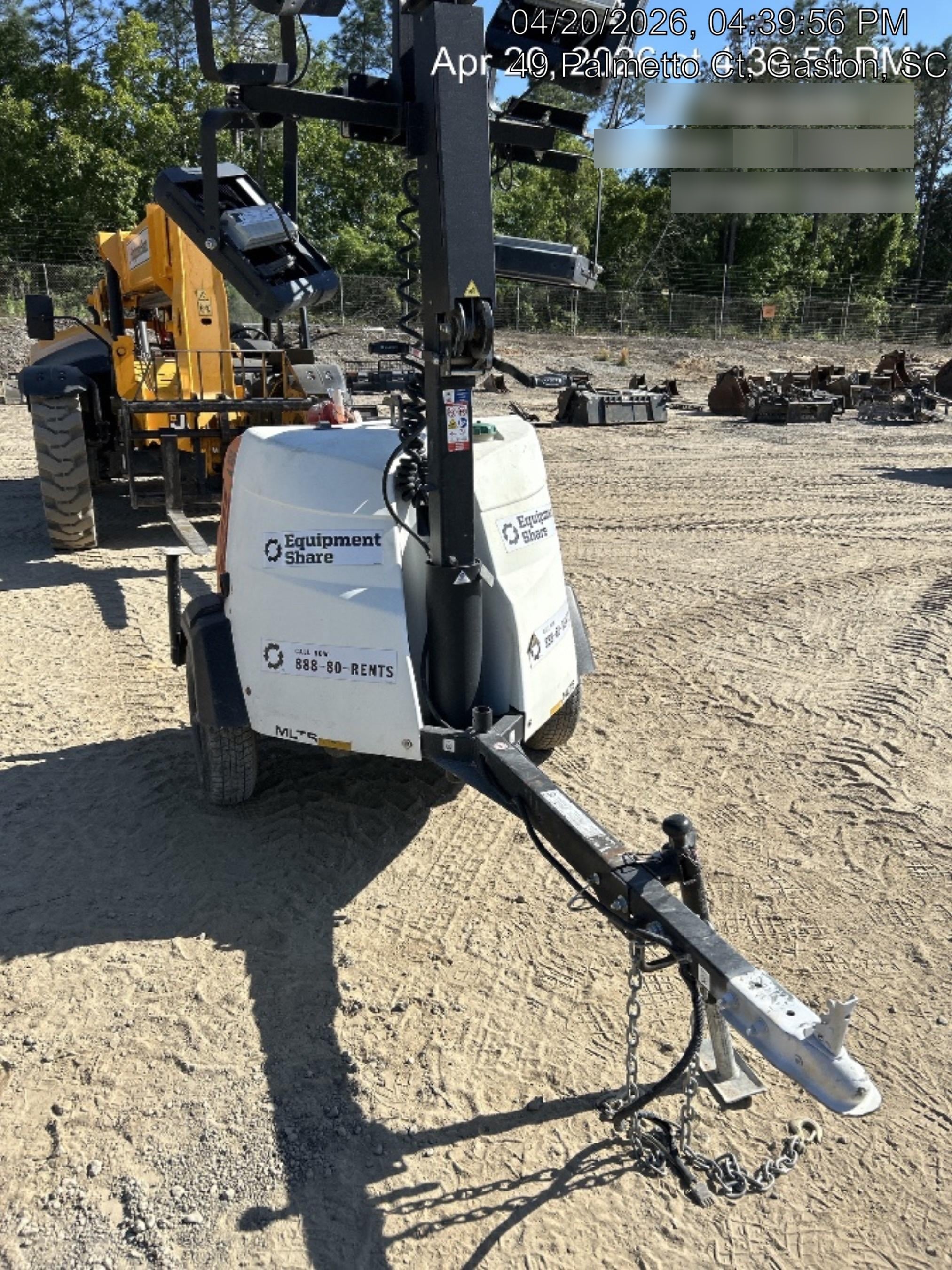 2023 Generac MLT2 Diesel, Flex Switch 120V Input, Powerzone Controller, (4) 320W LED Lights, 4kW Generator, 39.9 Gal Fuel Tank, 2" Ball, T3