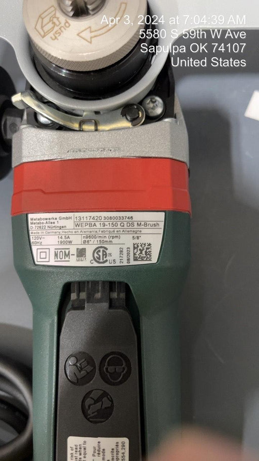 2023 METABO WEPBA19-150Q