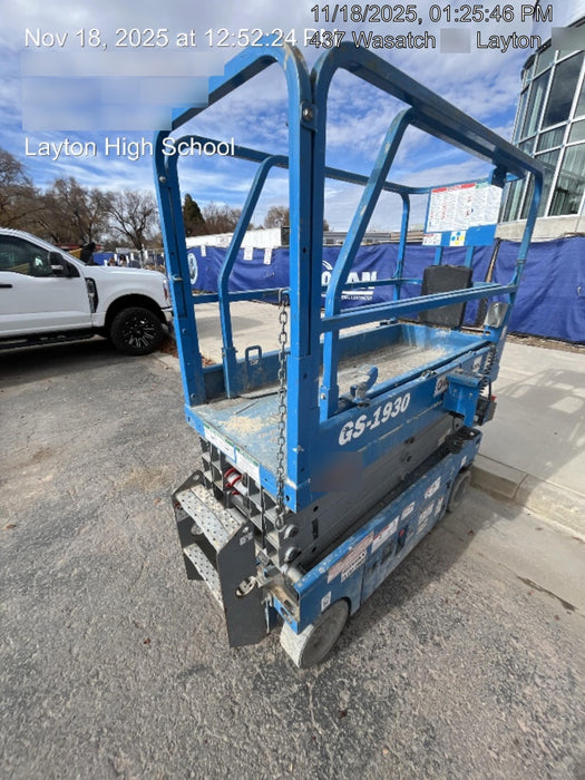 2019 Genie GS-1930 Fixed rails with chain Entry