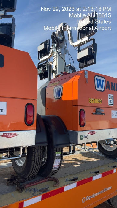 2023 Wanco WLTT-4MM4K Diesel, Deep Sea Controller, Shore Power Plug, Auto Start, (4) 350W LED Floodlights, 4kW Generator, 60 Gal Fuel Tank, 2" Ball, T3