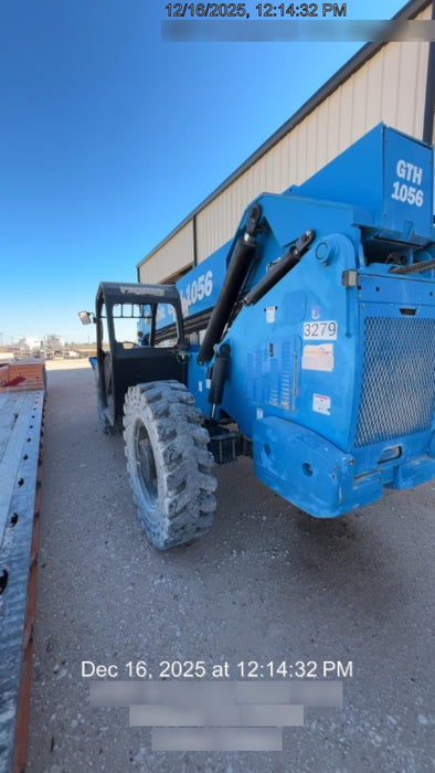 2017 Genie GTH-1056 Solid Tires, 60" carriage, Light Kit, Open ROPS