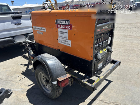 2023 Lincoln Electric LE400 Kubota V1505, Trlr, Cable Rack, Light Kit, ES Decals, T3