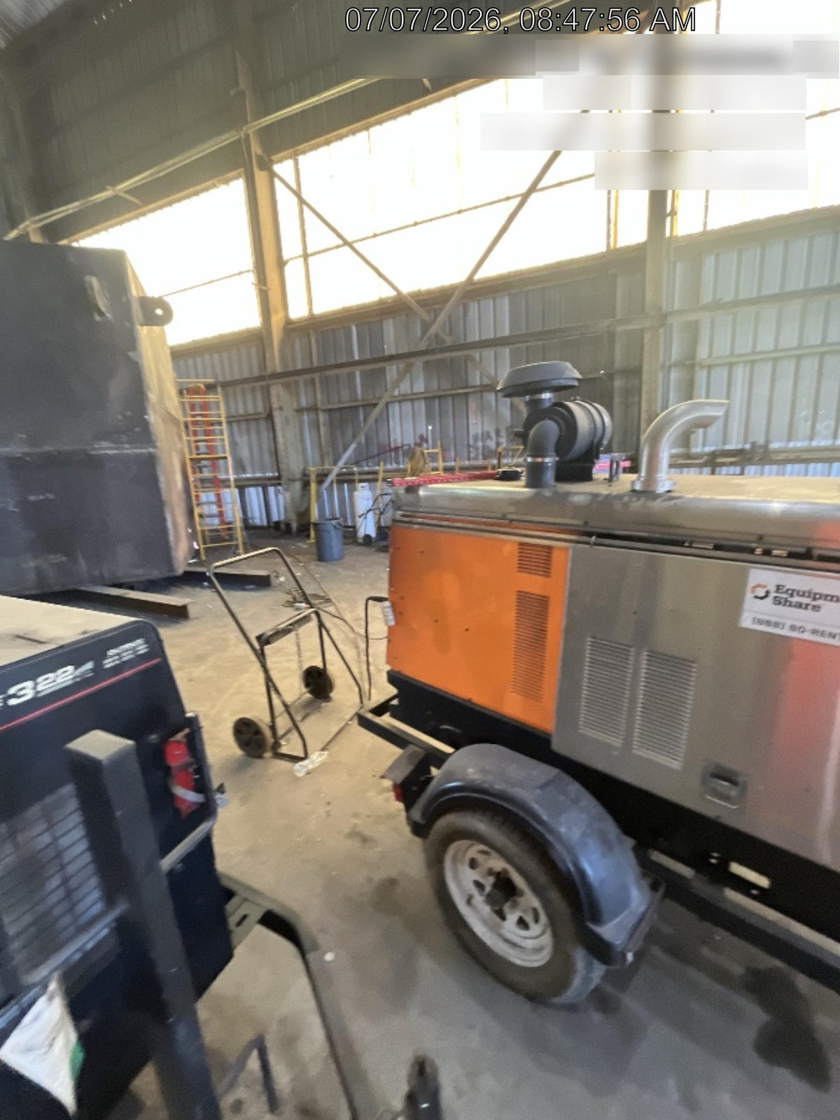 2022 Lincoln Electric Vantage 549X Crosslink Technology, Trailer Mounted, ES Decals, T3
