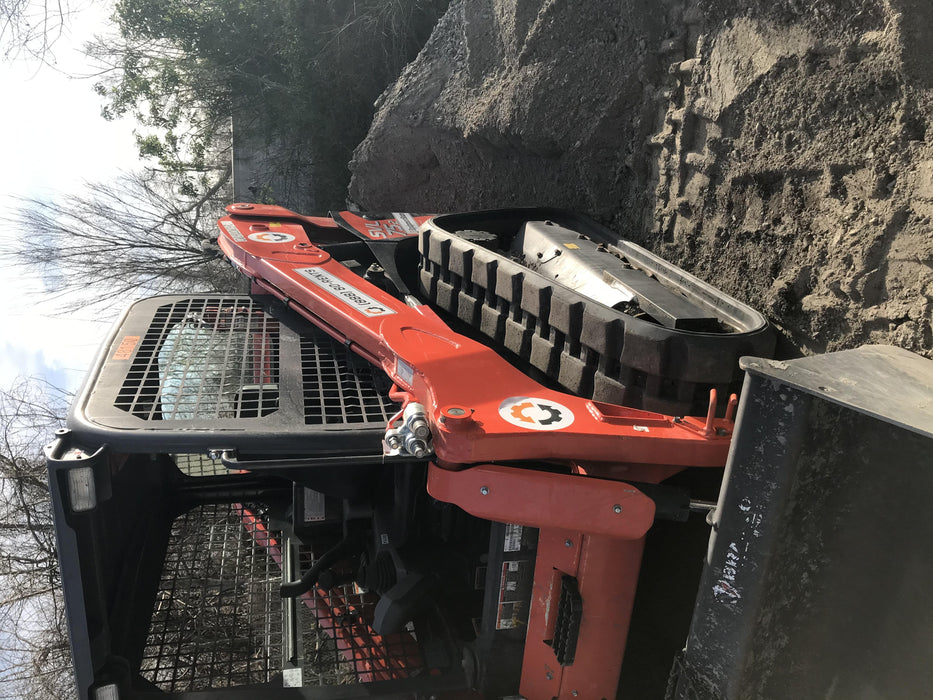 2019 Kubota SVL75-2 Canopy, Standard Tracks, Standard Flow, Manual QC 68" HD w/smooth Cutting Edge