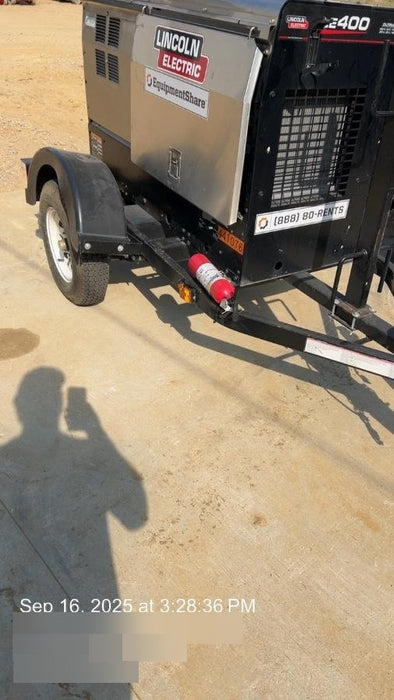 2024 Lincoln Electric LE400 Kubota V1505, Trlr, Cable Rack, Light Kit, ES Decals, T3