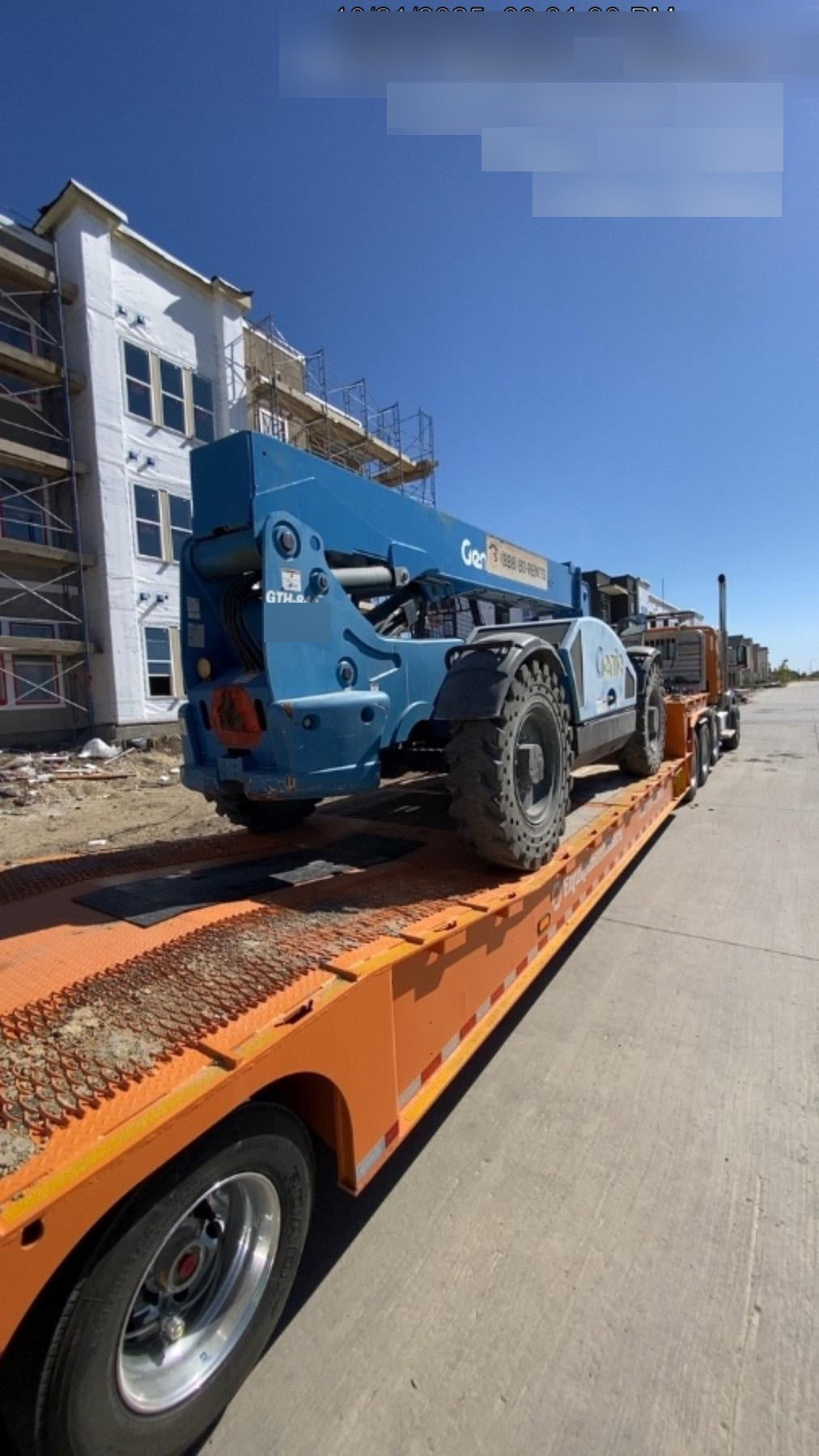 2018 Genie GTH-844 GTH-844 w/Open ROPS, Solid Tires, beacon/work lights, 60" carriage/forks