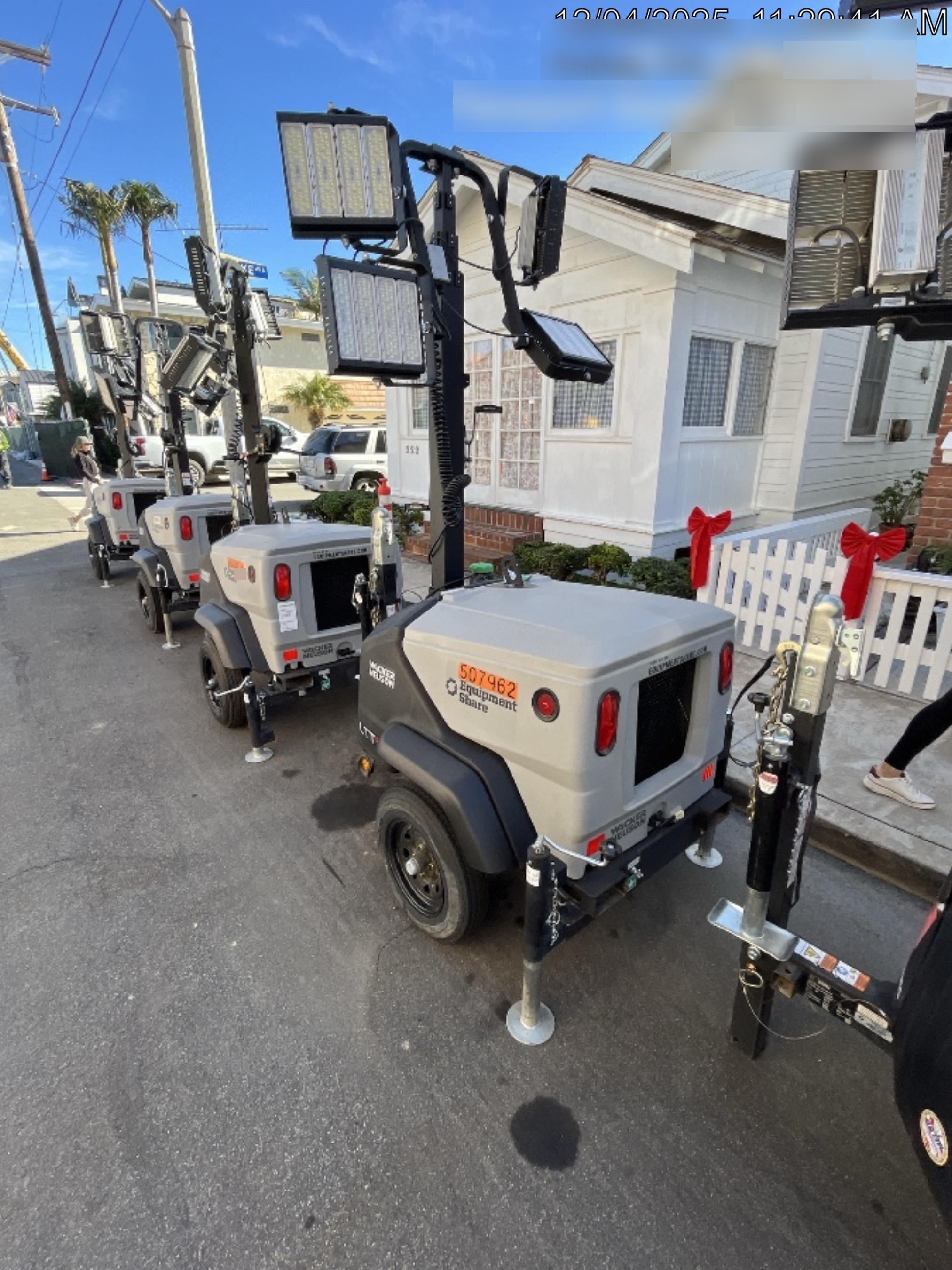 2024 Wacker Neuson LTT4 Diesel, Kohler KDW702, Deep Sea Controller, Auto Start, LED 320W, Bypass Outlet, T3