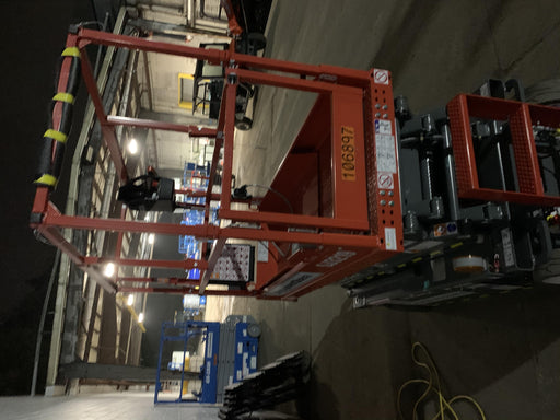 2020 Skyjack SJIII-3219 Solid NM Tires, Half height spring hinged entry gate, Dual Beacons, 800W Inverter