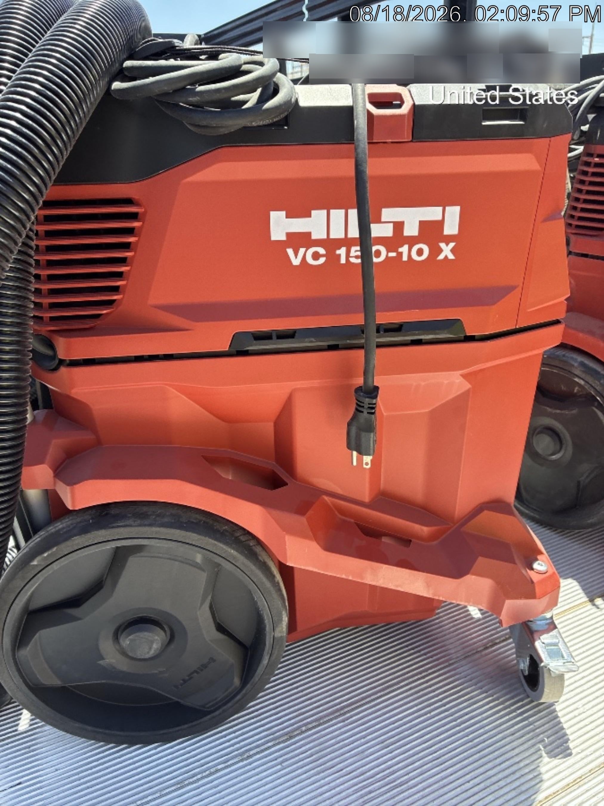 2025 HILTI VC 150-10 X