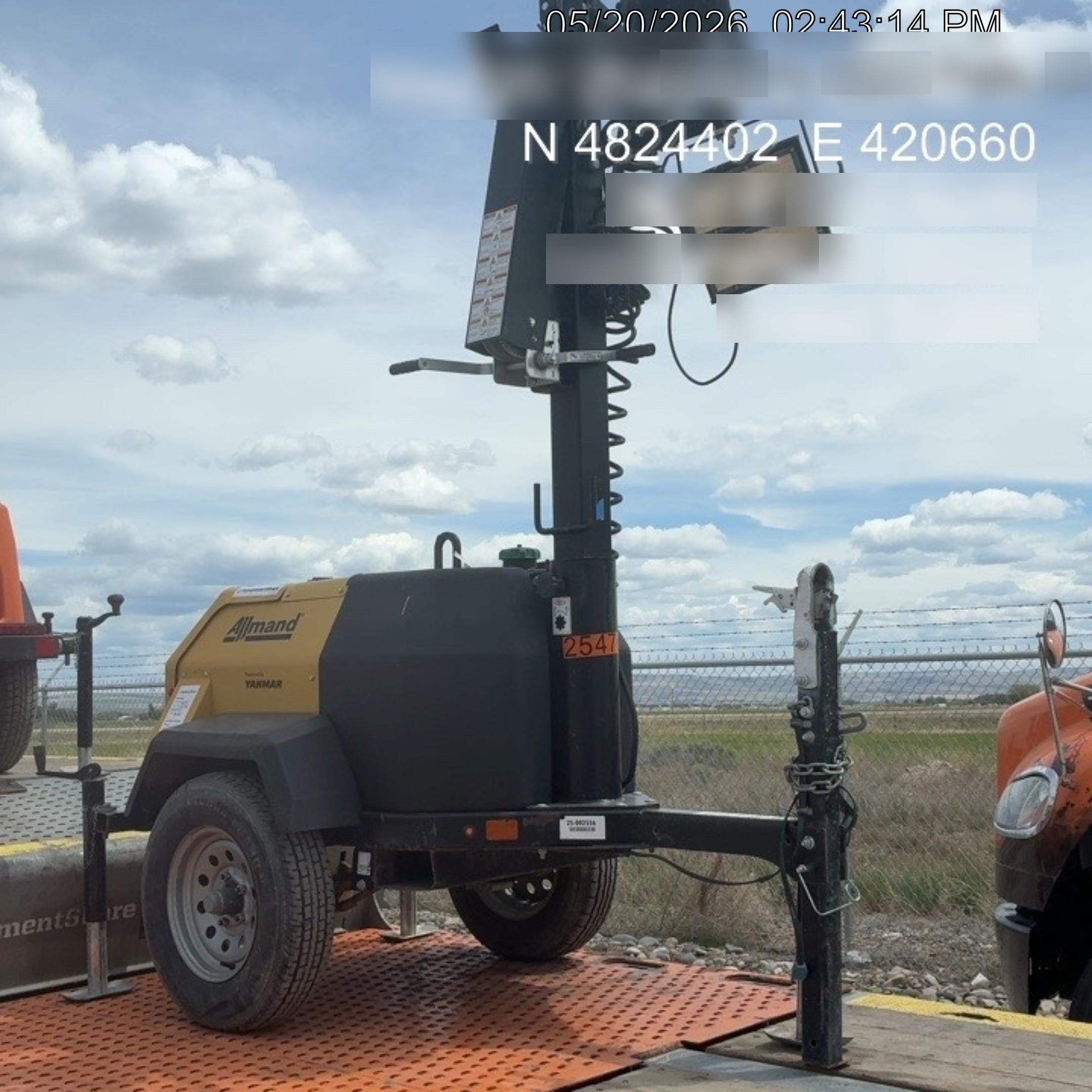 2023 Generac MLT2 Diesel, Flex Switch 120V Input, Powerzone Controller, 
(4) 320W LED Lights, 4kW Generator, 39.9 Gal Fuel Tank, 2" Ball, T3