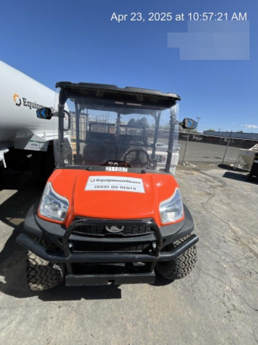2022 Kubota RTV-X1140W-H Plastic Canopy, Windshield Acrylic Clear, LED Strobe Light, Wire Harness Kit, Back up Alarm