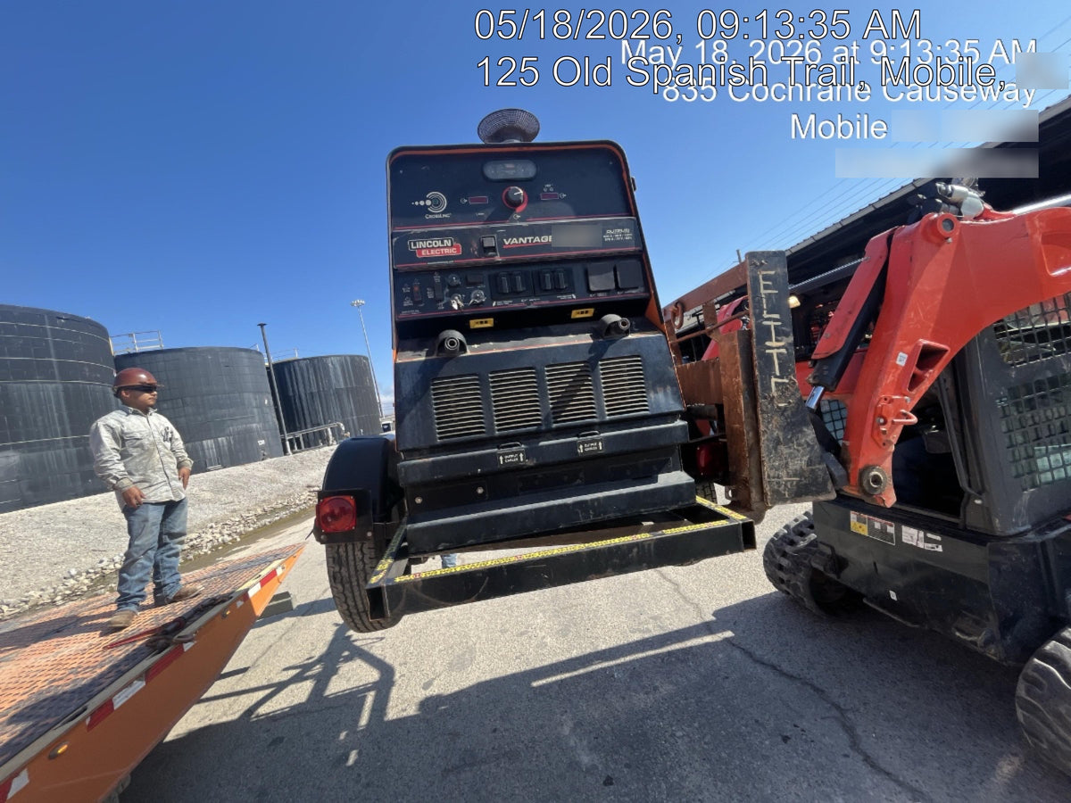 2021 Lincoln Electric Vantage 549X Ready Pak 3, ORANGE (includes trailer, cable rack, fender light kit)