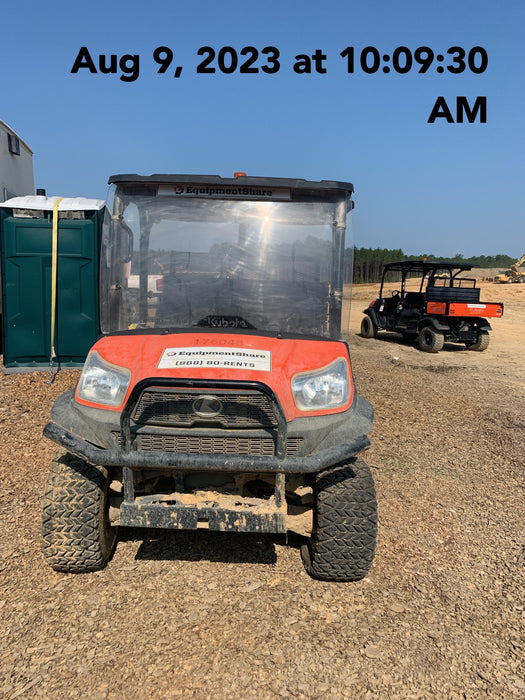 2021 Kubota RTV-X1140W-H Plastic Canopy, Windshield Acrylic Clear, LED Strobe Light, Wire Harness Kit, Back up Alarm
